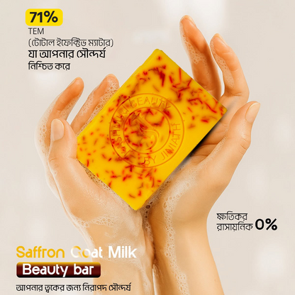 SAFFRON GOATMILK BEAUTY BAR