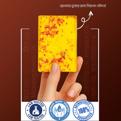 SAFFRON GOATMILK BEAUTY BAR